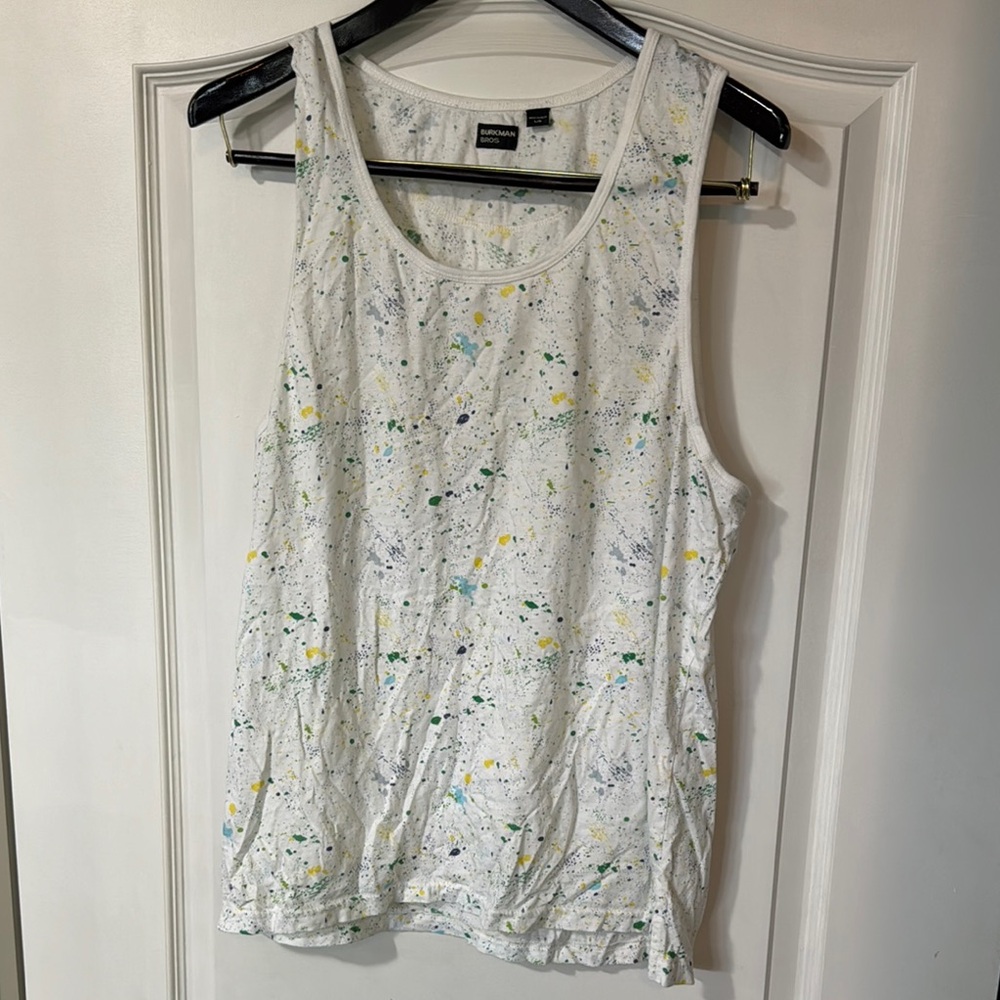 Burkman bros pain splatter Sleeveless Tank Top